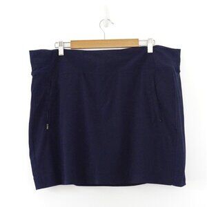 Athleta Women's Brooklyn 16 " Skort in Navy Blue 20